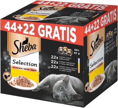 Sheba Katzennahrung, 66x 85 g – Maximarkt
