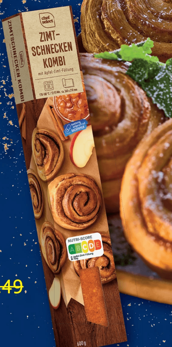 Chef Select Zimtschnecken Kombi, 600 g – Lidl