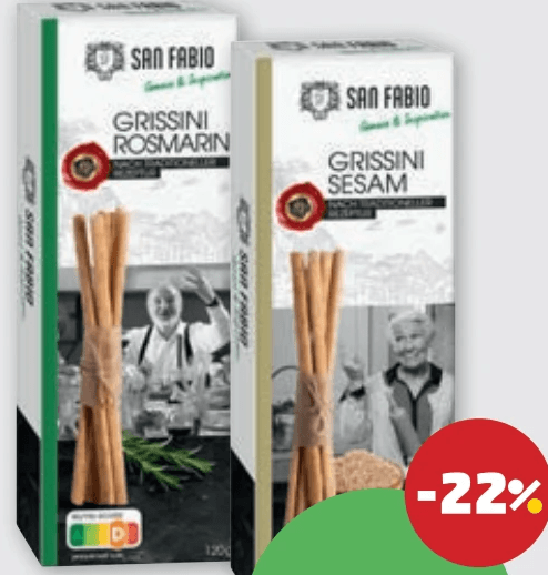 San Fabio Grissini 120 g Angebot bei Penny