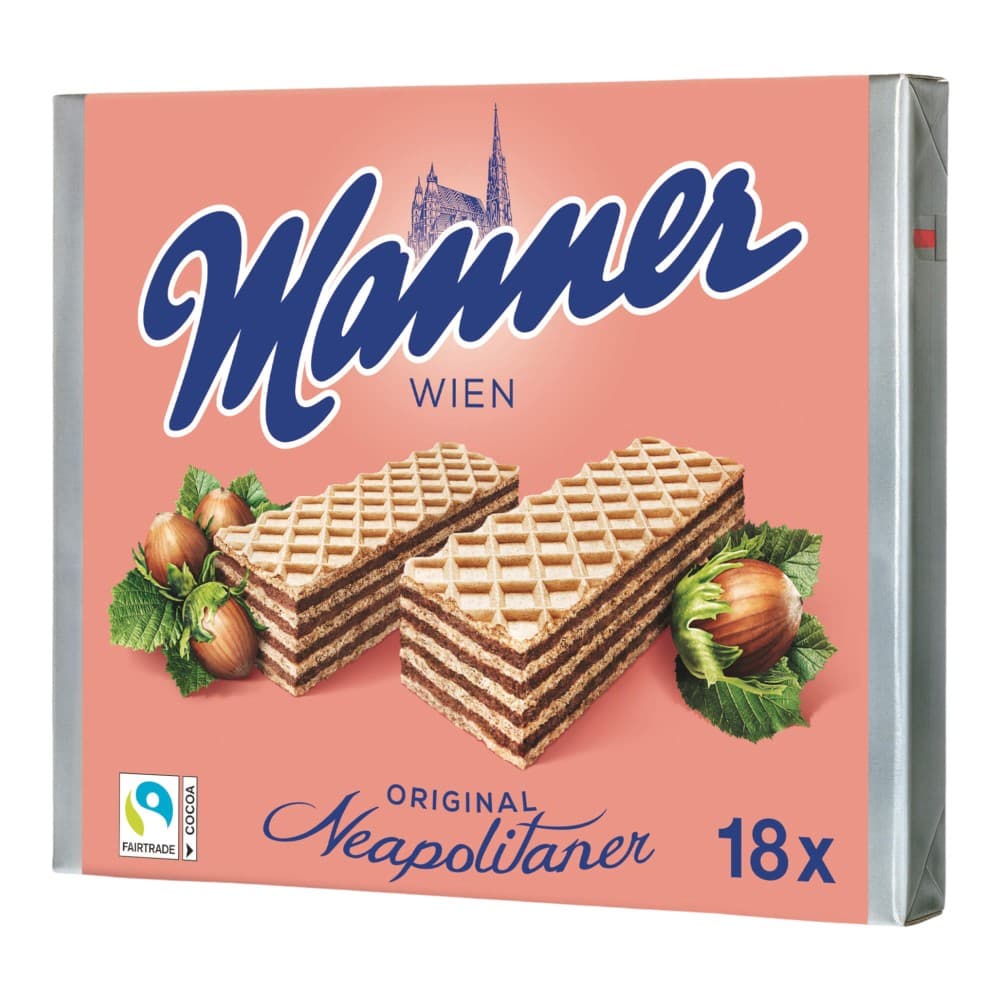 Neapolitaner, 18 Stück, 1350 g Manner – Maximarkt