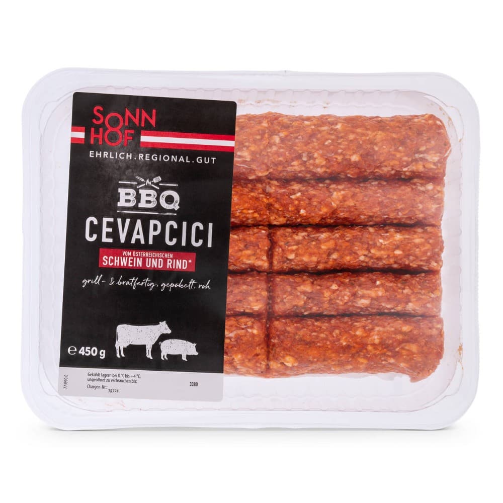 Cevapcici, 450 g SONNHOF – Hofer