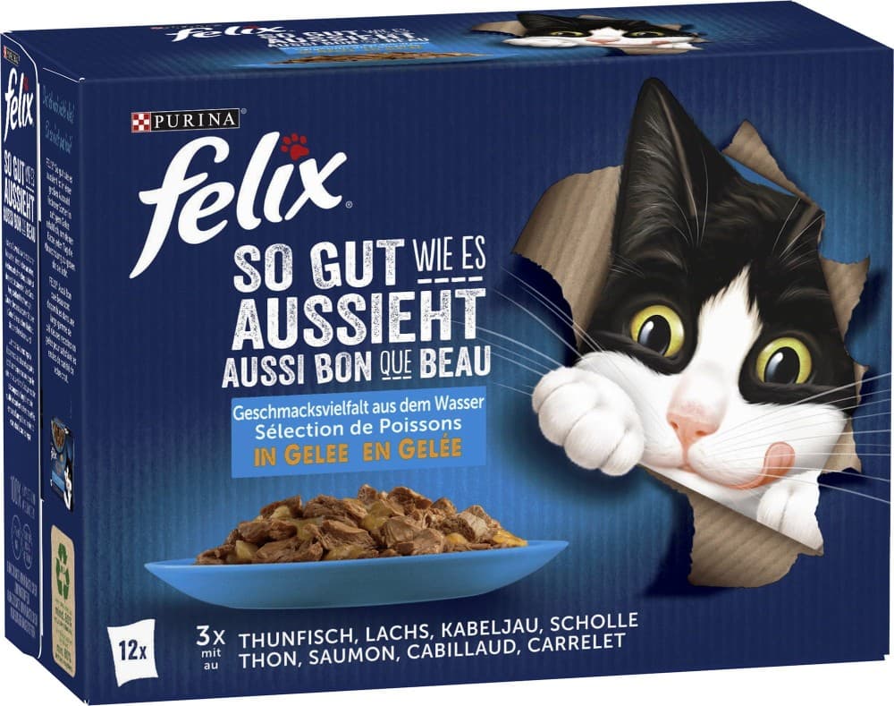 Felix Katzennahrung 12x 85 g Angebot bei Maximarkt