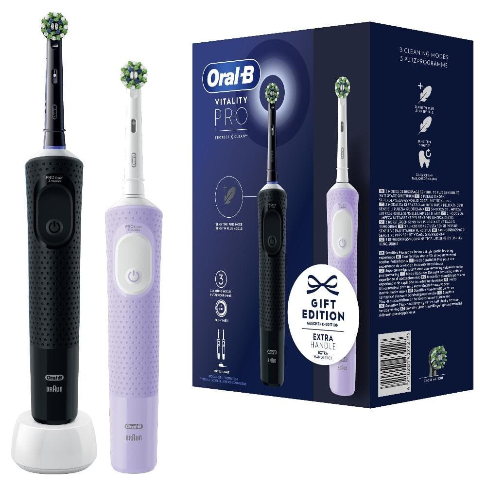 Vitality Pro D103 Duo Black/Lila Oral-B – E-tec