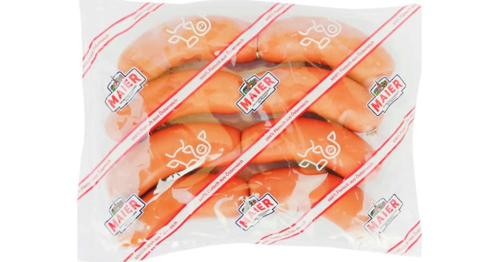 Maier Knacker, Speckknacker oder Käseknacker, 1 kg Packung – Maximarkt