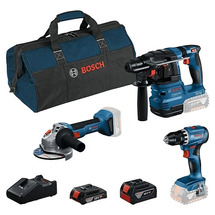Akku-Maschinen-Set 3 TOOL KIT Bosch Angebot bei Bauhaus