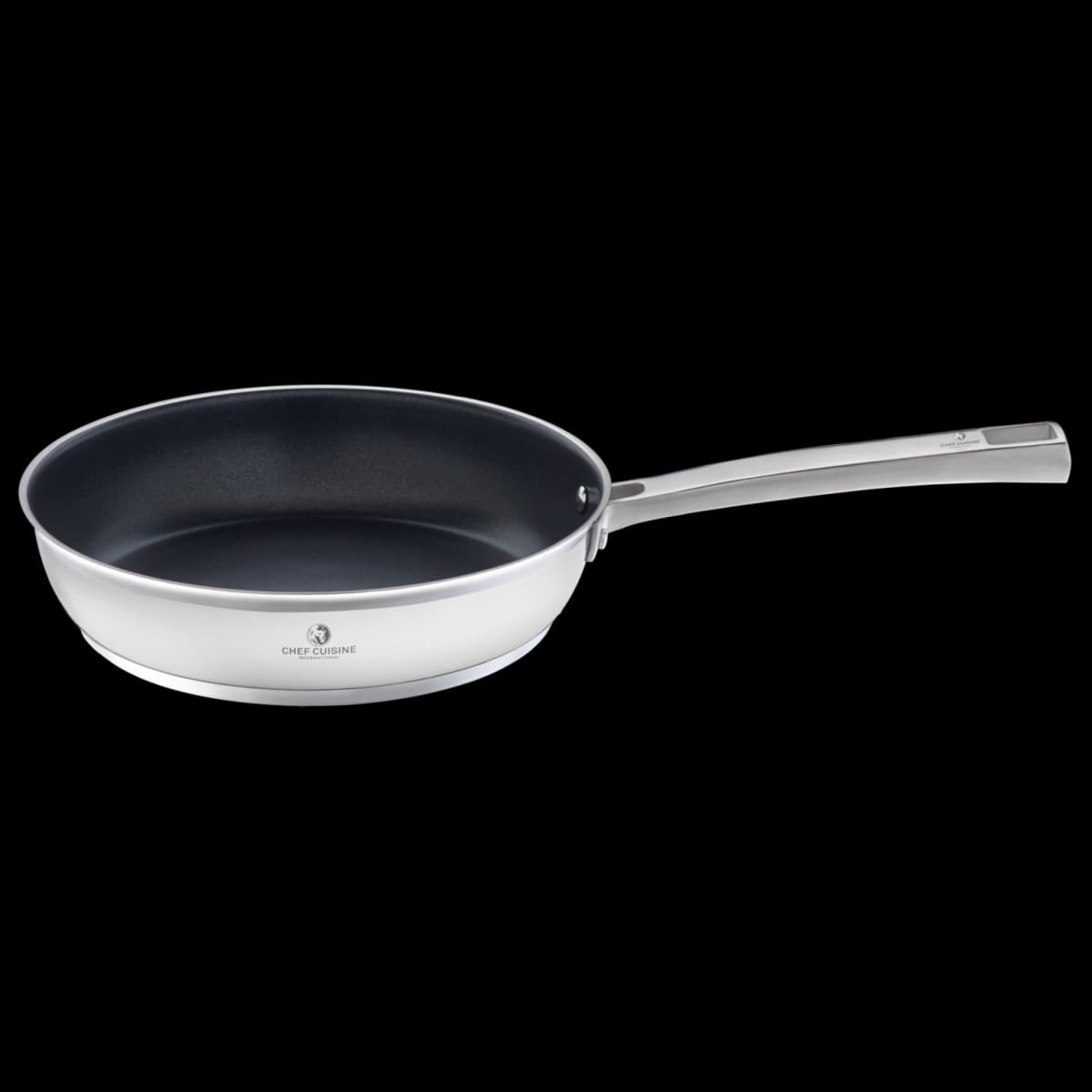 Edelstahl-Bratpfanne, Ø 24 cm oder Ø 28 cm CHEF CUISINE – Maximarkt