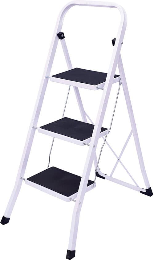 Klapp-Trittleiter 3 Stufen, Arbeitshöhe max. 220 cm – Zgonc
