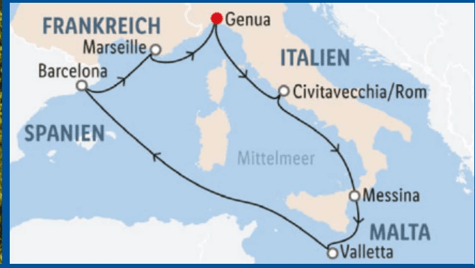 Mittelmeer Kreuzfahrt, 8 Tage – Lidl Reisen