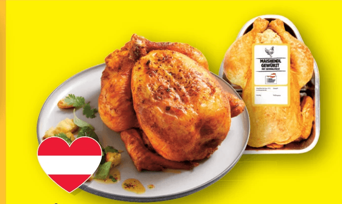 Frisches Maishendl gewürzt – Lidl