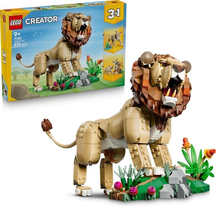 LEGO Creator 31386 Majestätischer Löwe – Maximarkt