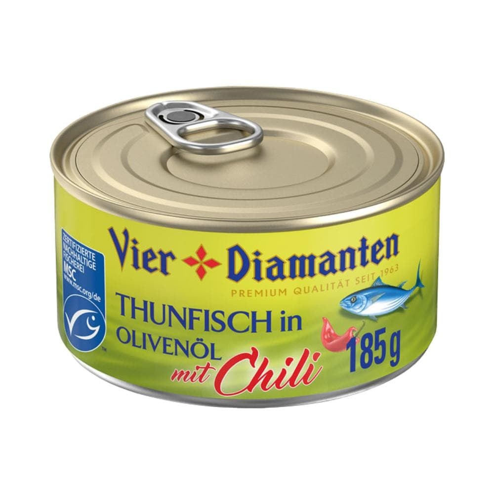 Vier Diamanten Thunfisch MSC, 185 g – Spar