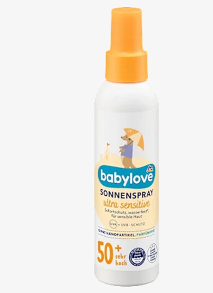 babylove ultra sensitive Sonnenspray LSF 50+ 150 ml Angebot bei Dm