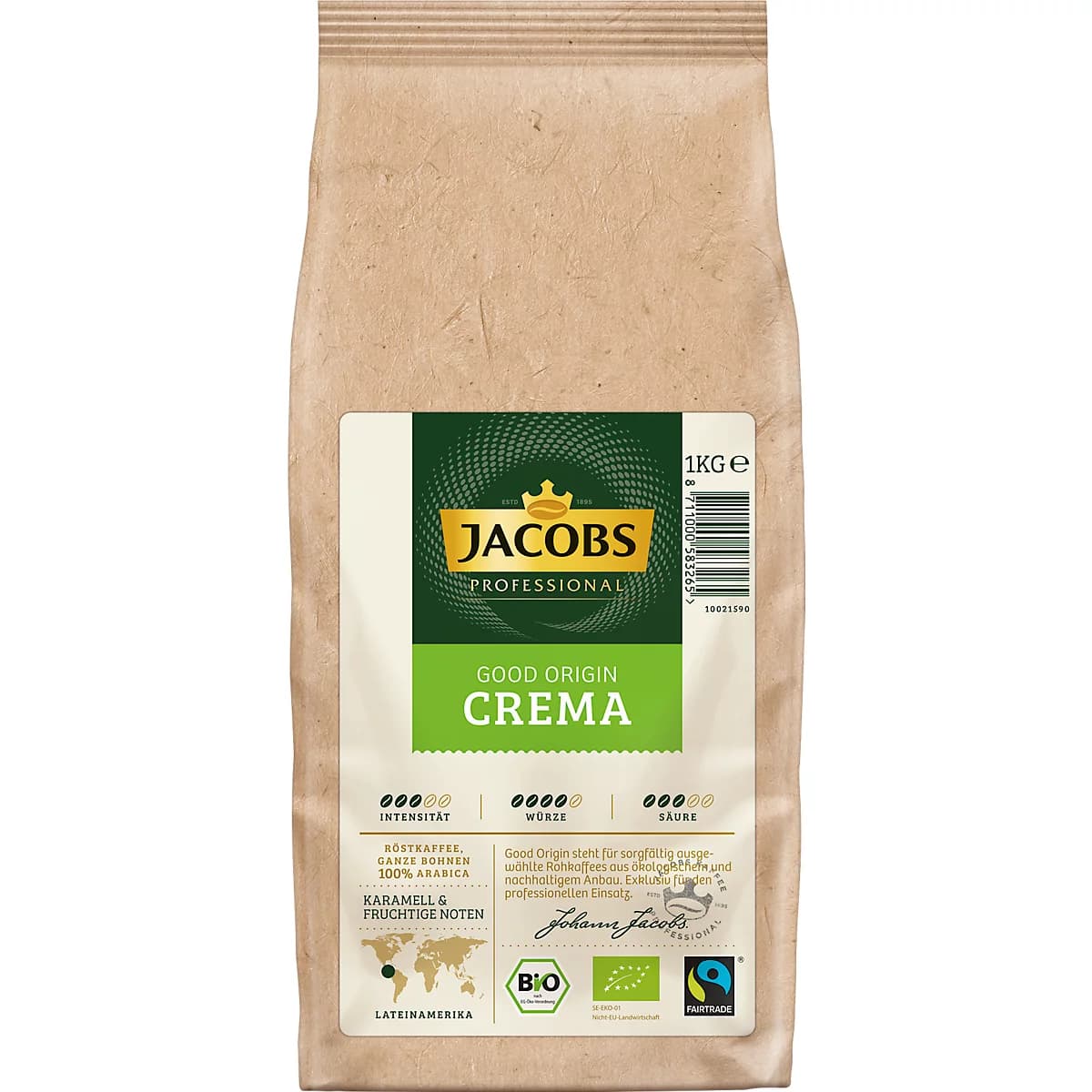 Jacobs Café Crema oder Origins, 1 Kilo – Billa Plus