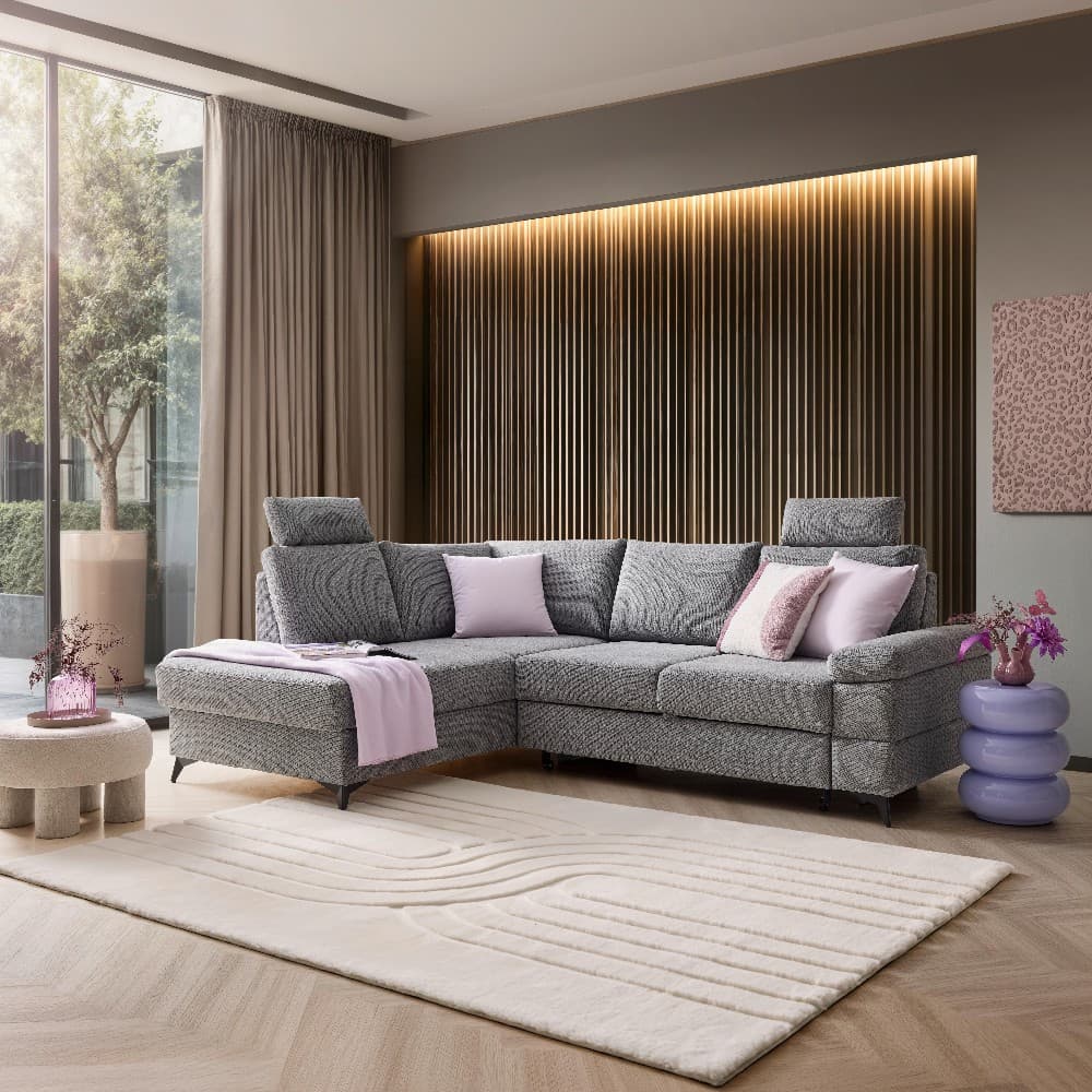 Ecksofa Sara L, ca. 250 x 87-103 x 189 cm – Mömax