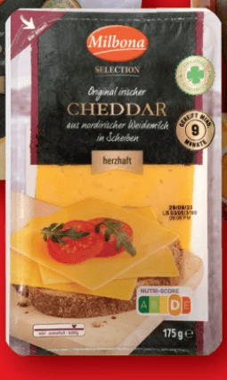 Milbona Cheddar 175 g Angebot bei Lidl