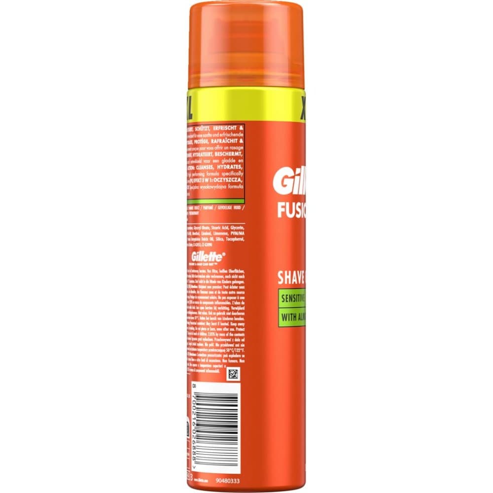 GILLETTE Fusion5 Sensitive Rasiergel, 240 ml – E-tec