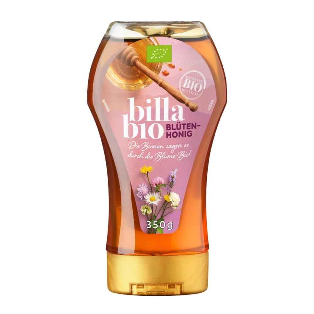 billa bio Blütenhonig, 350 g – Adeg