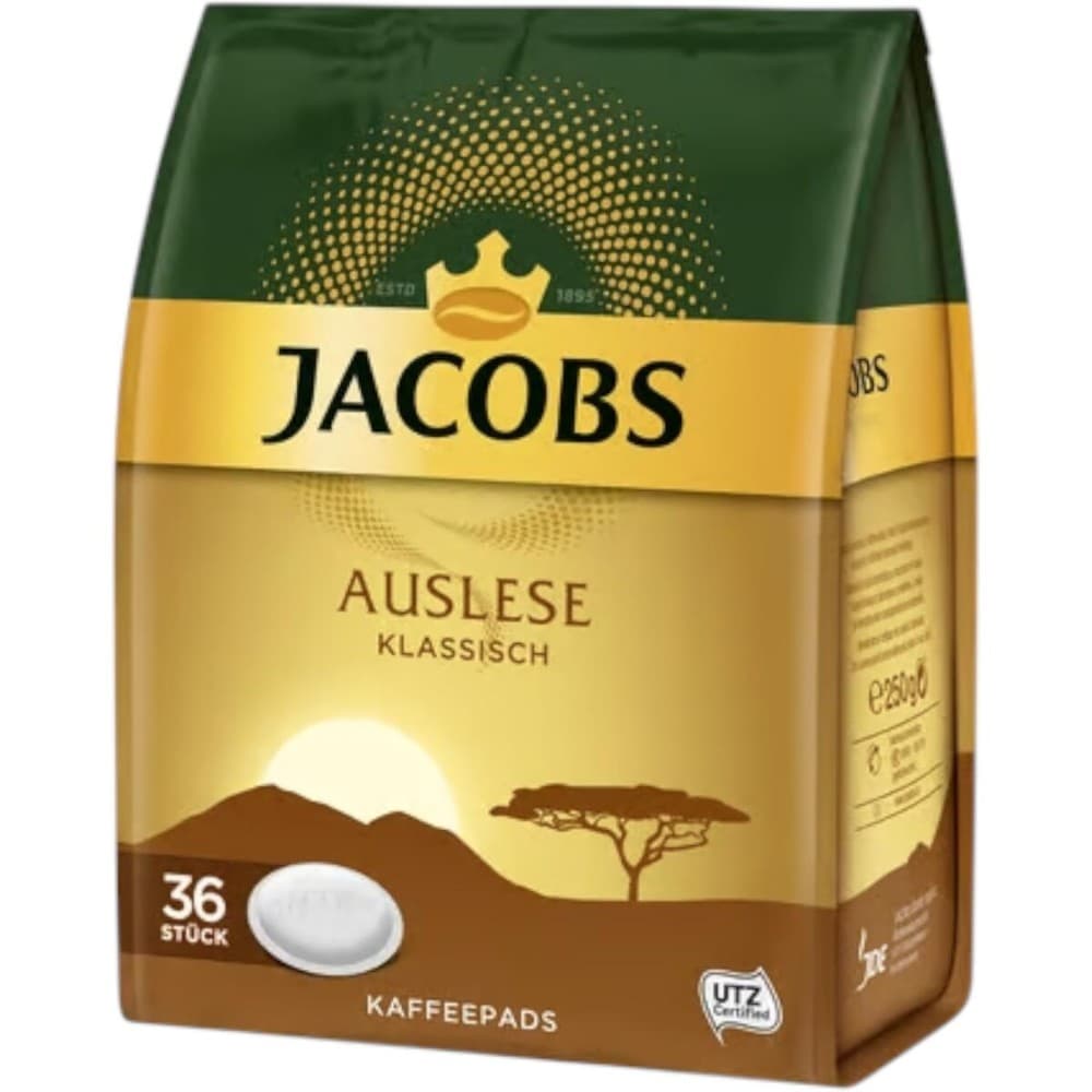 Jacobs Auslese Pads 250 g Packung Angebot bei Adeg