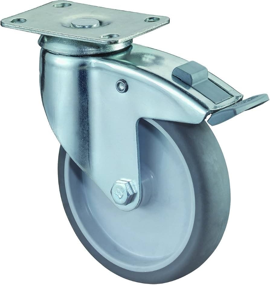 App-Lenkrolle PVC mit Schraube, 120 mm – Zgonc