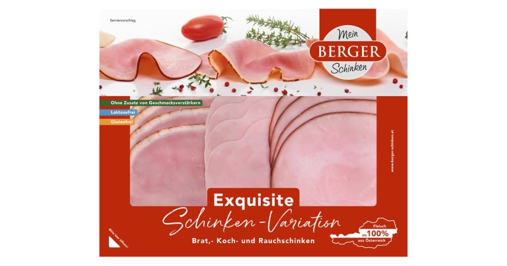 Berger Exquisite Schinkenvariation, 240 g – Billa