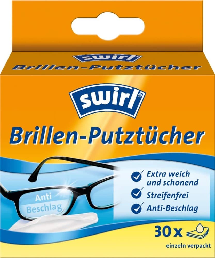 Brillen-Putztücher, 30 Stück SWIRL – Maximarkt