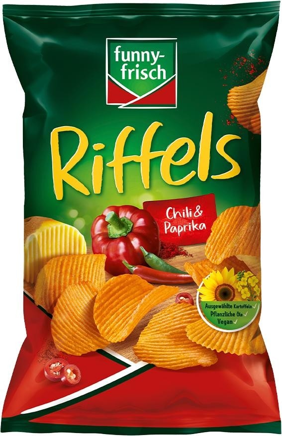 Funny Frisch Riffels, Kesselchips oder Chipsfrisch 150 g Angebot bei Maximarkt