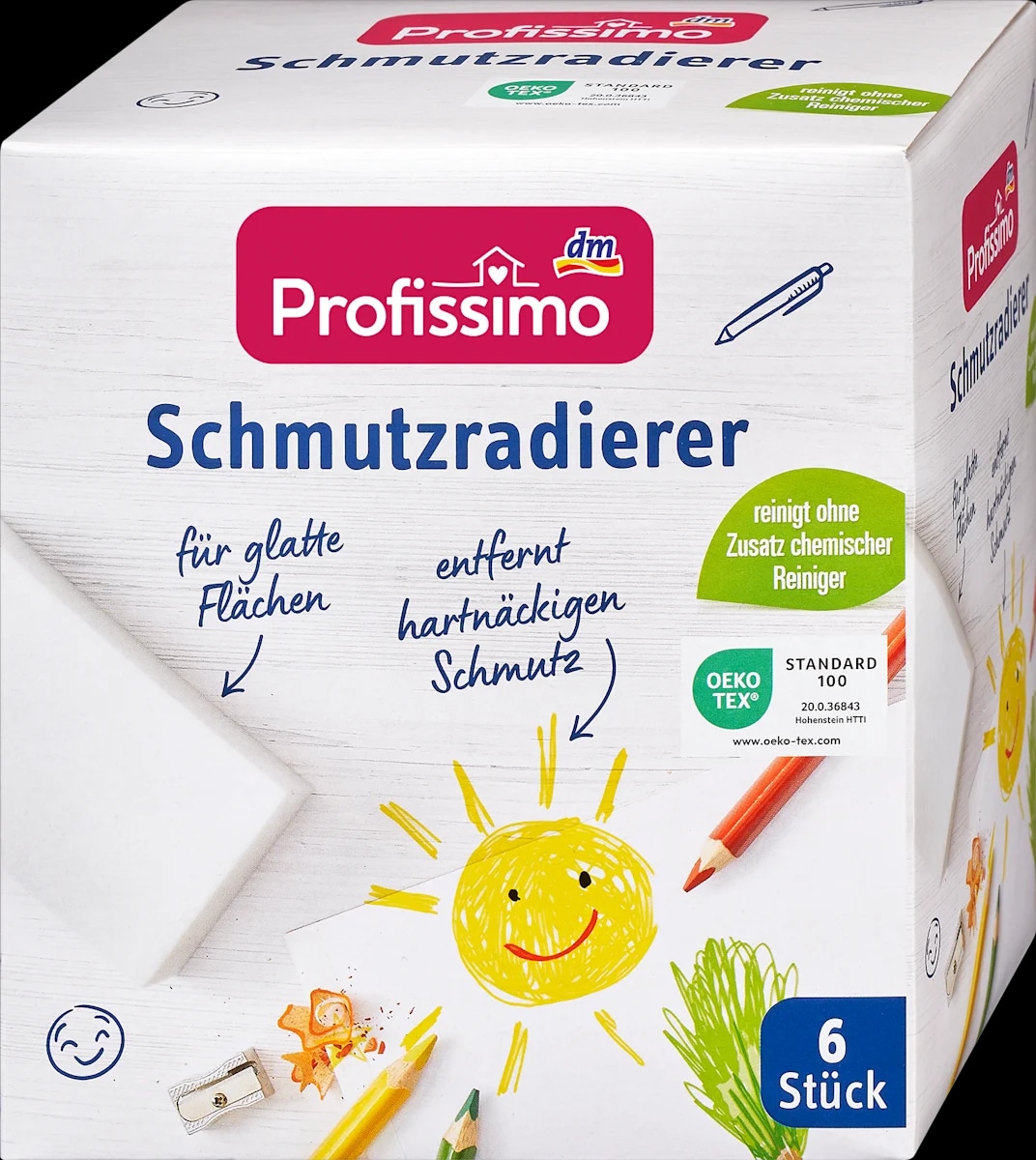 Profissimo Schmutzradierer 6 Stk. Angebot bei Dm