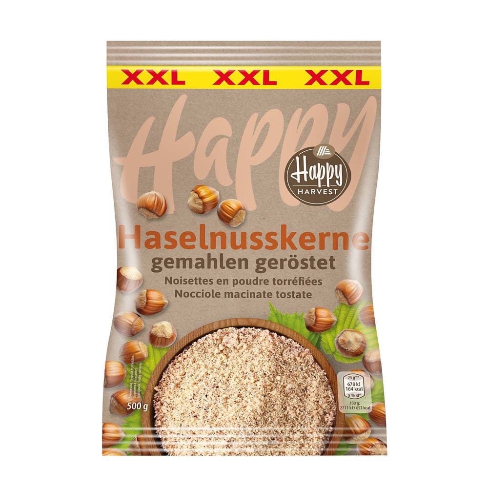 Haselnüsse Gemahlen, 500 g Happy Harvest – Hofer