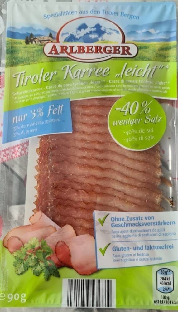 Arlberger Leichtes Karree, 90 g – Hofer