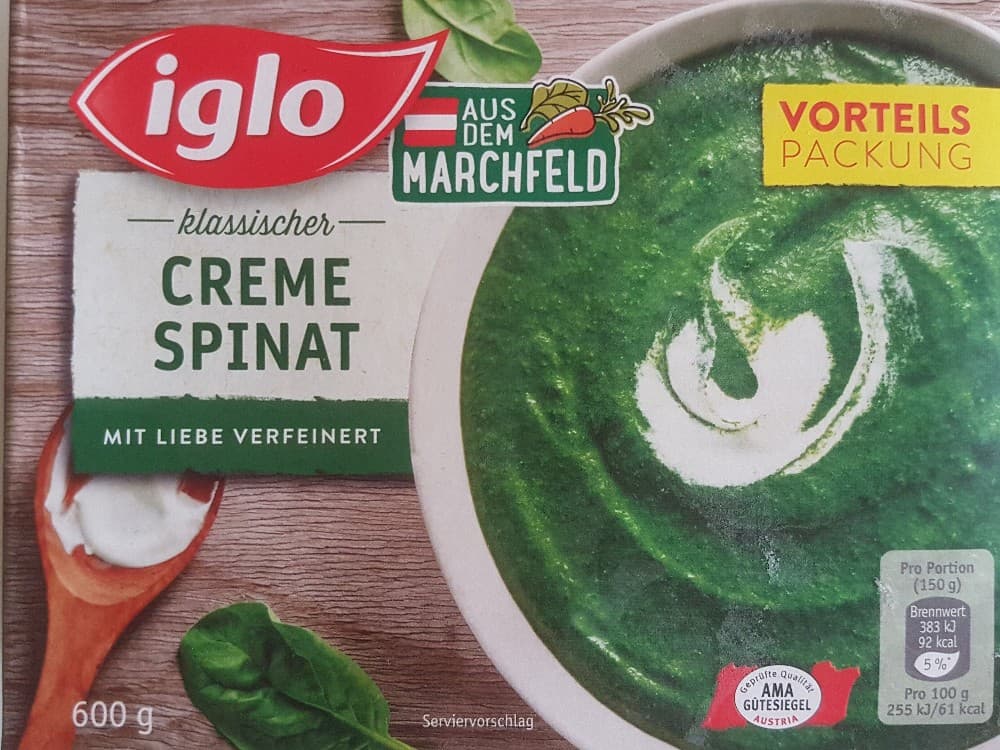 Iglo Cremespinat, 600 g – Penny