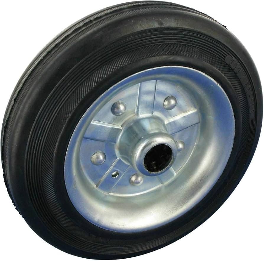 Bockrolle Vollgummi, 100 mm – Zgonc