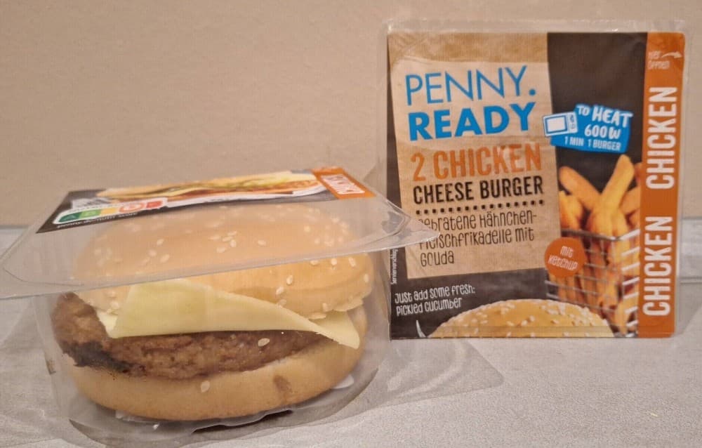 Penny. Ready Chicken Cheese Burger, 320 g – Penny