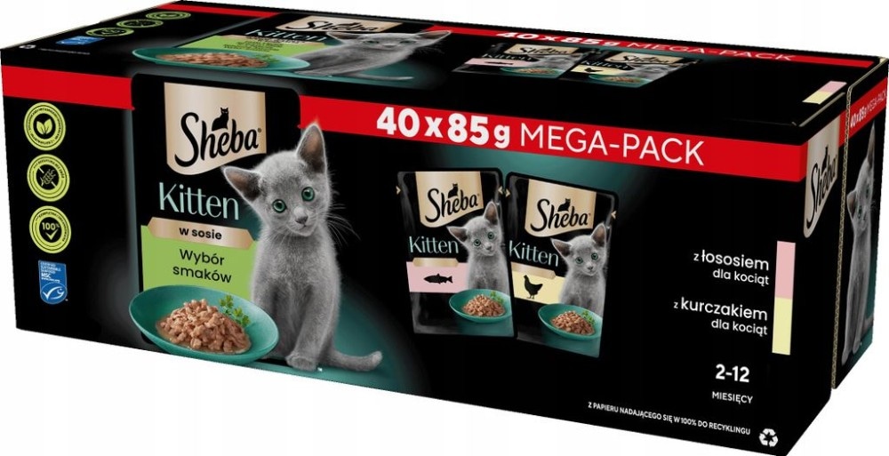 Sheba Katzennahrung Mega-Pack 40x 85 g Angebot bei Maximarkt