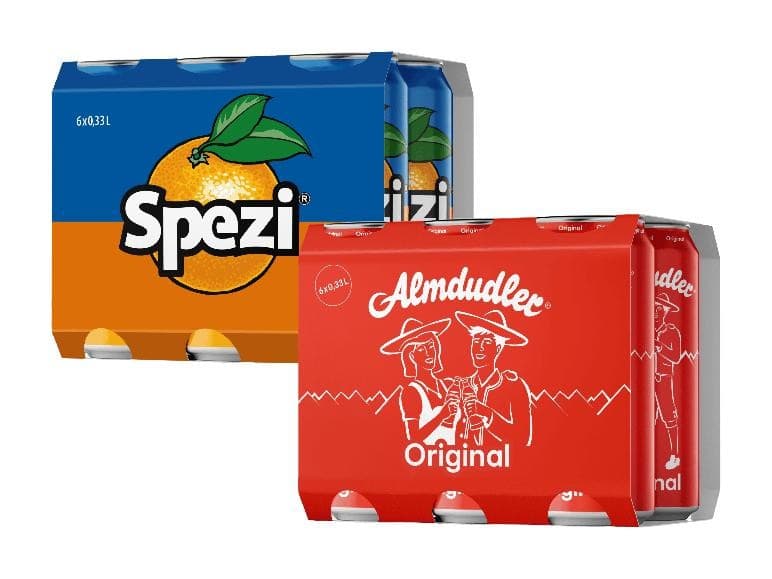 Almdudler oder Spezi, 6 x 0,33 l – Lidl