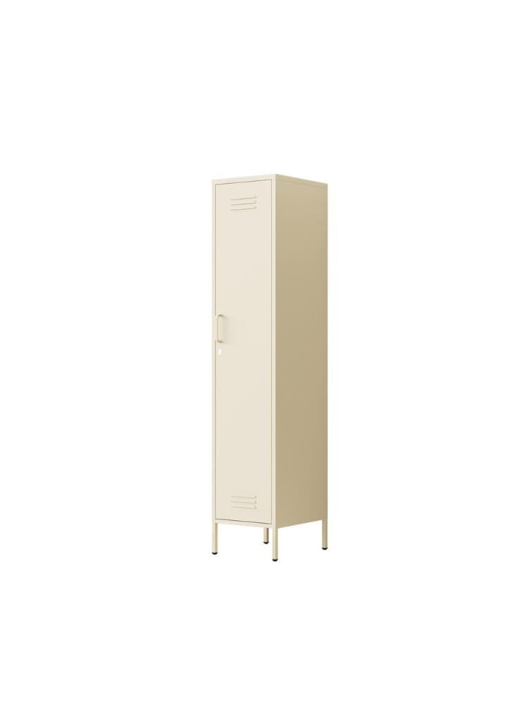 Metall-Einzeltür-Schrank, ca. 180 x 38 x 46 cm – Norma