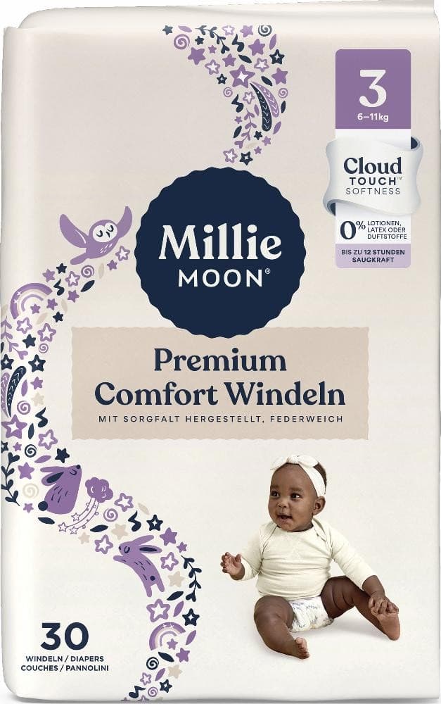 Millie Moon Windeln, 17-30 Stück – Bipa
