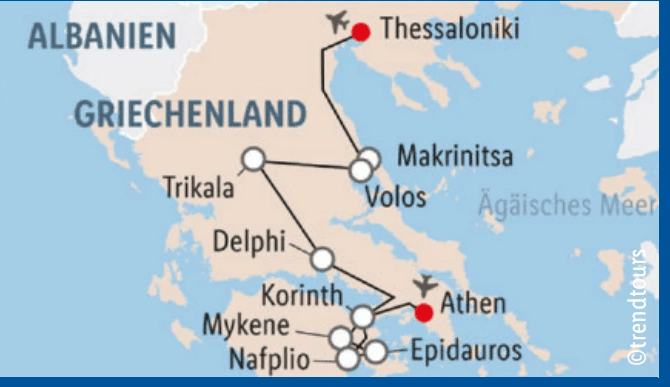 Griechenland Rundreise, 8 Tage – Lidl Reisen