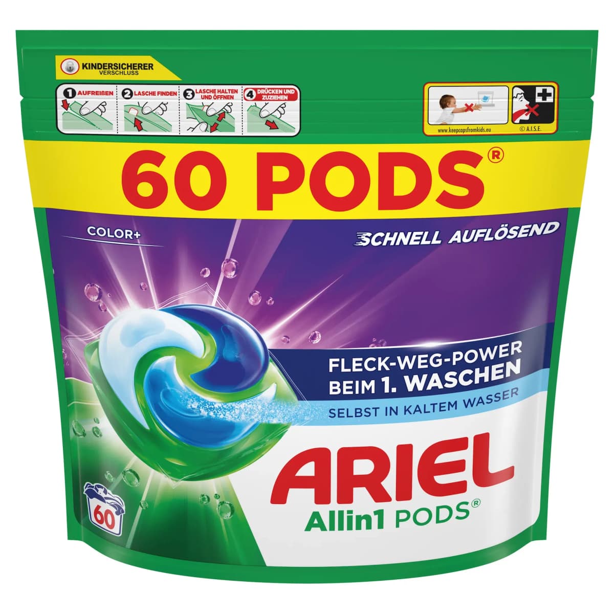 Ariel All-in-1 Pods 60 Stück Angebot bei Norma