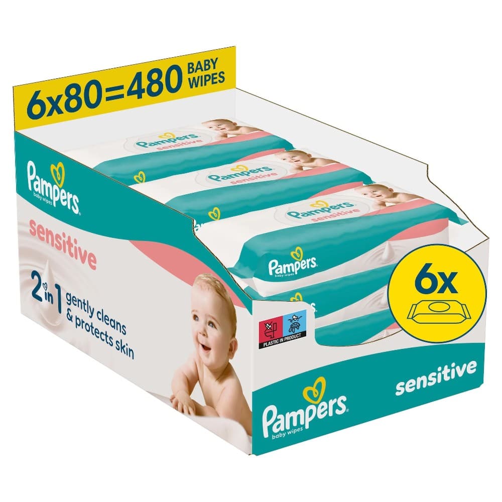 Pampers Feuchttücher, 6x 80 Stk. – Lidl