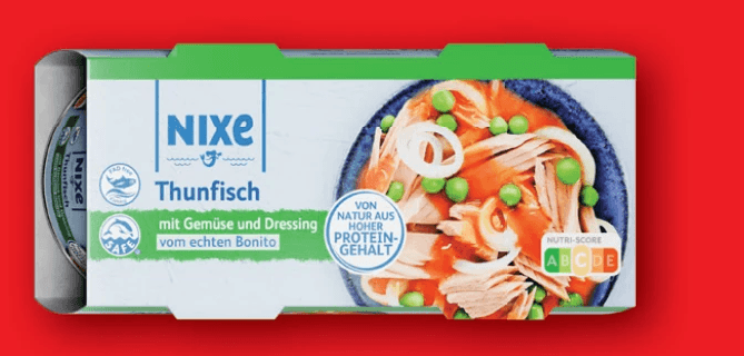 NIXE Thunfischstücke mit Gemüse, 2x 185 g – Lidl