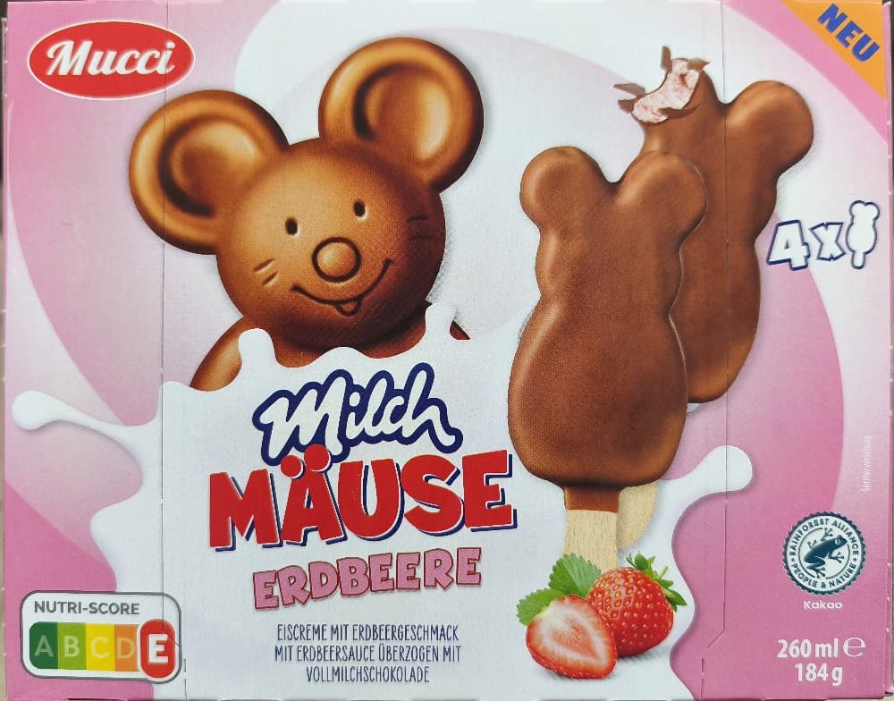 Milchmaus Stieleis 260 ml Mucci Angebot bei Hofer