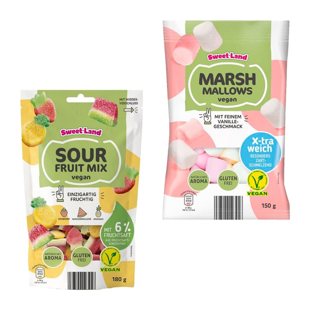 Sweet Land Veganer Fruchtgummi, 180/150 g – Hofer