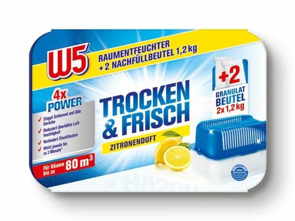 Raumentfeuchter Starterset W5 – Lidl