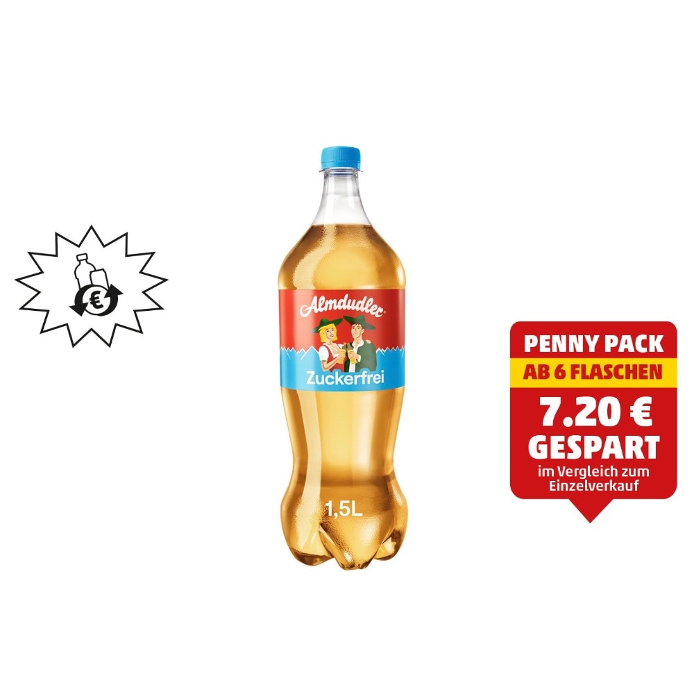 Almdudler Original, Zuckerfrei oder Spezi 0,33 Liter Angebot bei Maximarkt