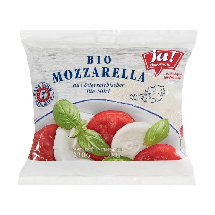 ja! Natürlich Bio Mozzarella 125 g Angebot bei Adeg