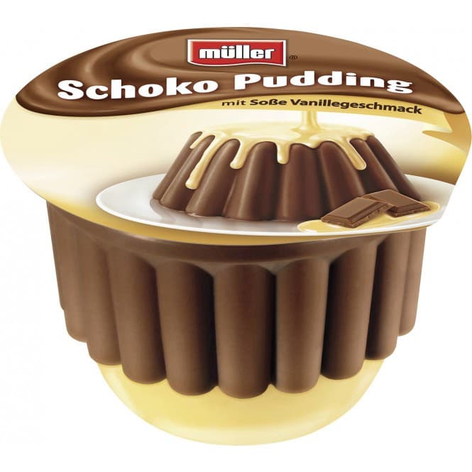 müller Pudding mit Soße, 450 g – Norma