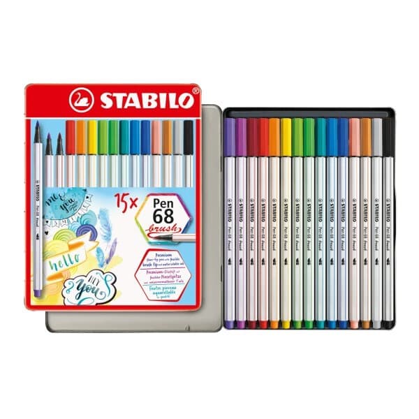 Pen 68 Fasermaler, 15 Farben – Interspar
