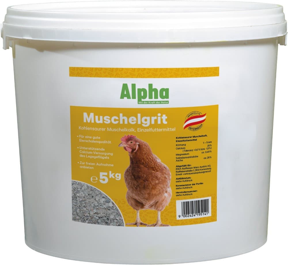 ALPHA Muschelgrit, 5 kg – Lagerhaus