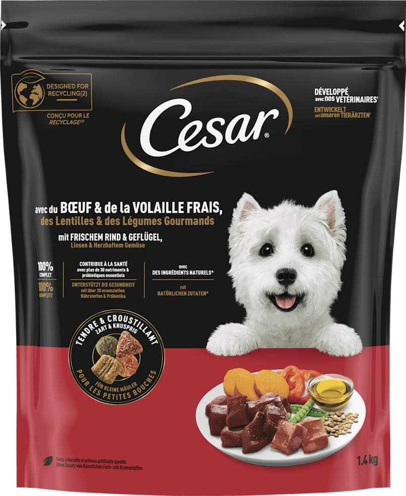 Cesar Hundetrockennahrung, 1,4-kg-Packung – Interspar