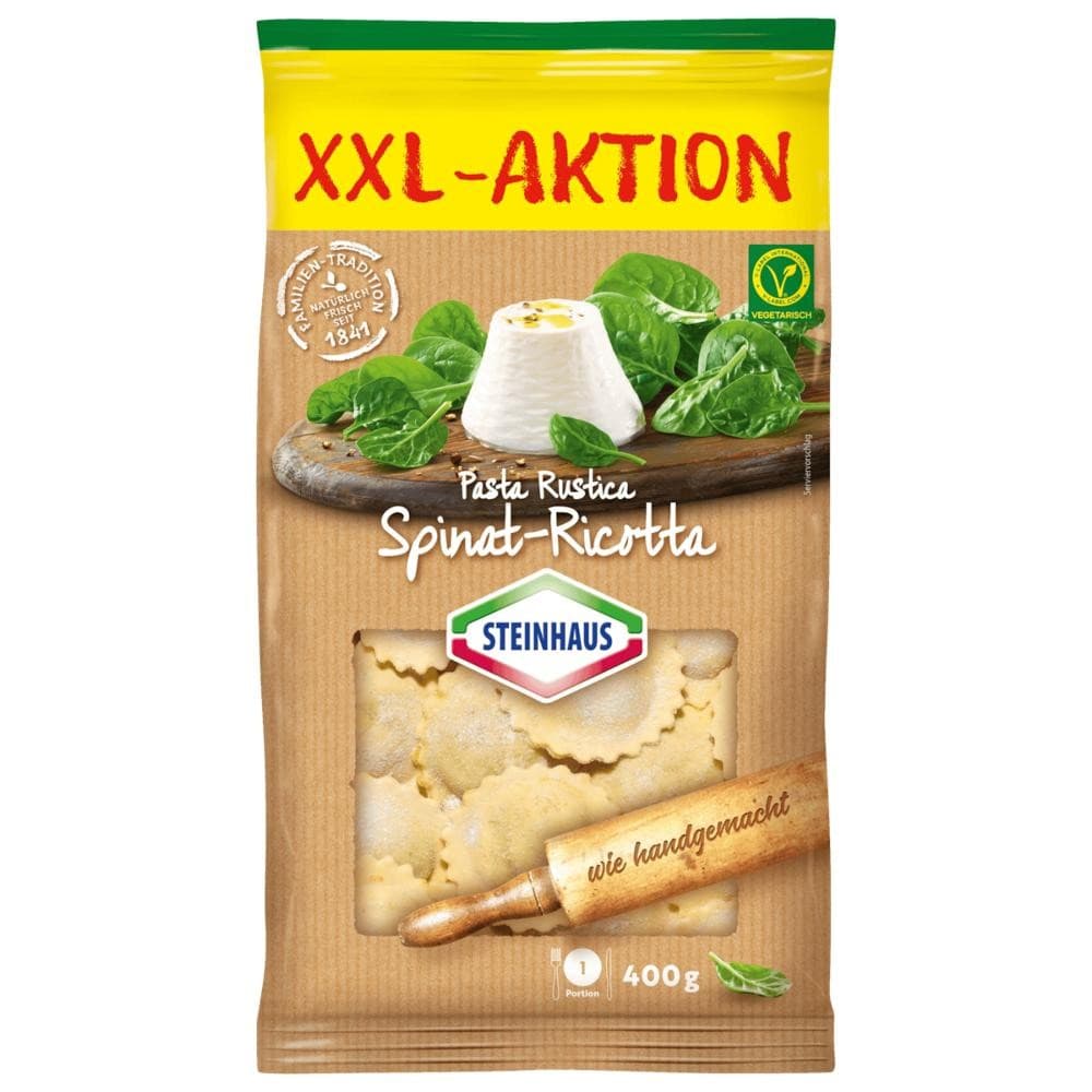 Pasta Rustica XXL, 400 g Steinhaus – Norma